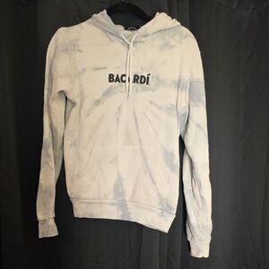 Bacardi Women's Tie-Dye Hoodie - White & Gray